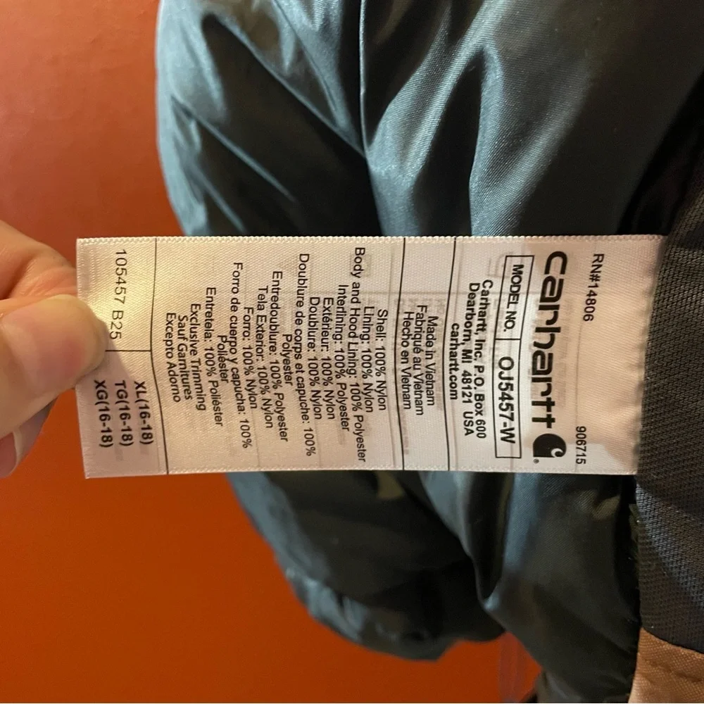 Carhartt Women’s Montana Sherpa Lined‎ Full Zip Gorpcore Work Puffer Jacket